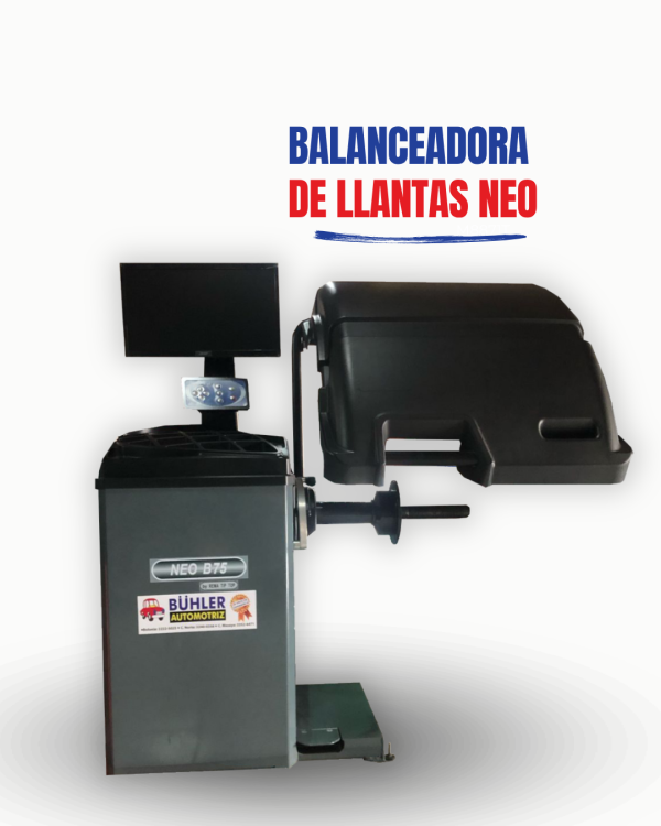 Balanceadora de llanta NEO con monitor