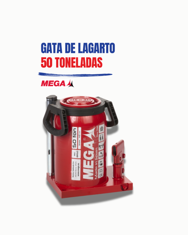Gata tipo botella capacidad 50 toneladas